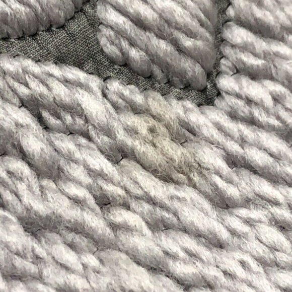 Auth LOUIS VUITTON M74742 charpes logo mania Stole/Shawl Scarf wool / silk gray - Picture 4 of 10